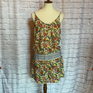 CAbi 5261 Fiesta Floral Romper - NWOT - M